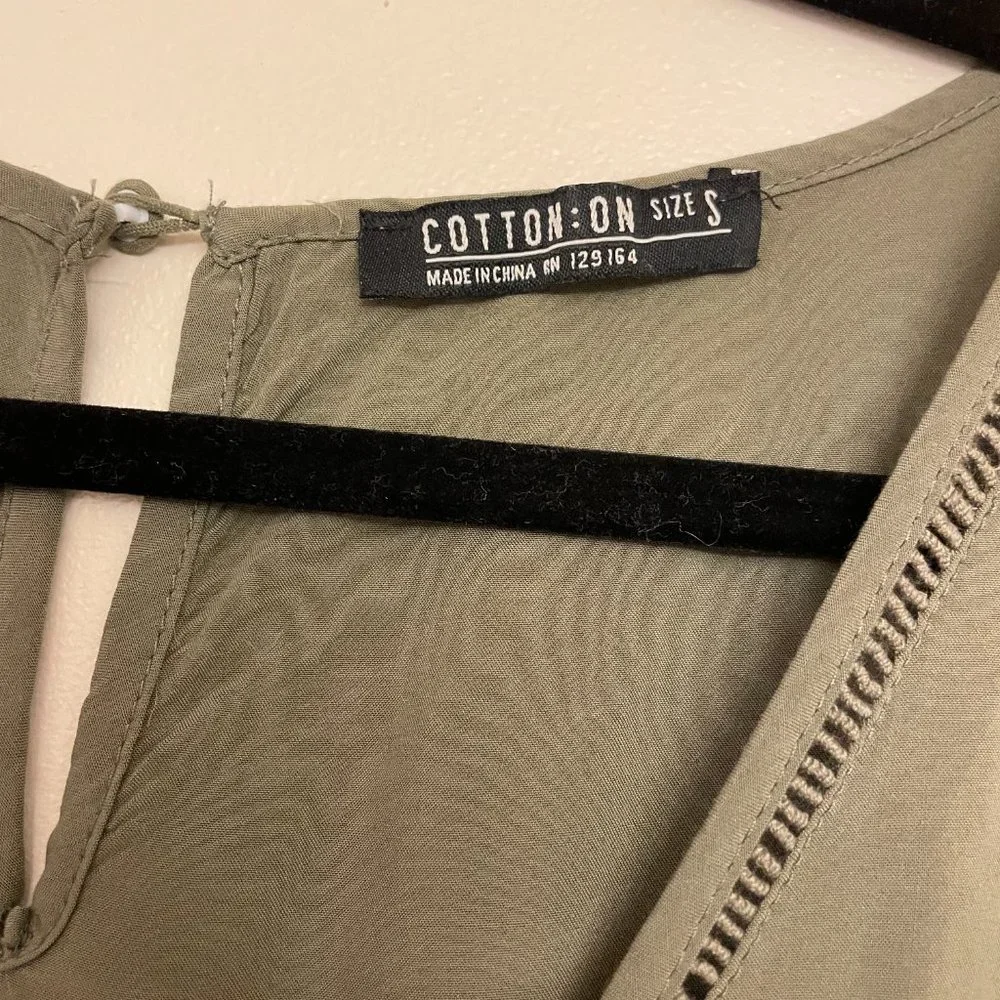 Cotton On Olive Green Romper - Picture 2 of 3